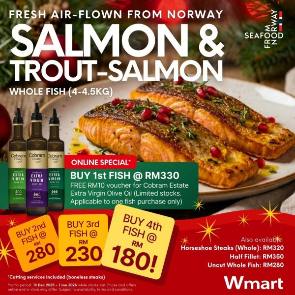 Norway Salmon Trout Christmas Wmart