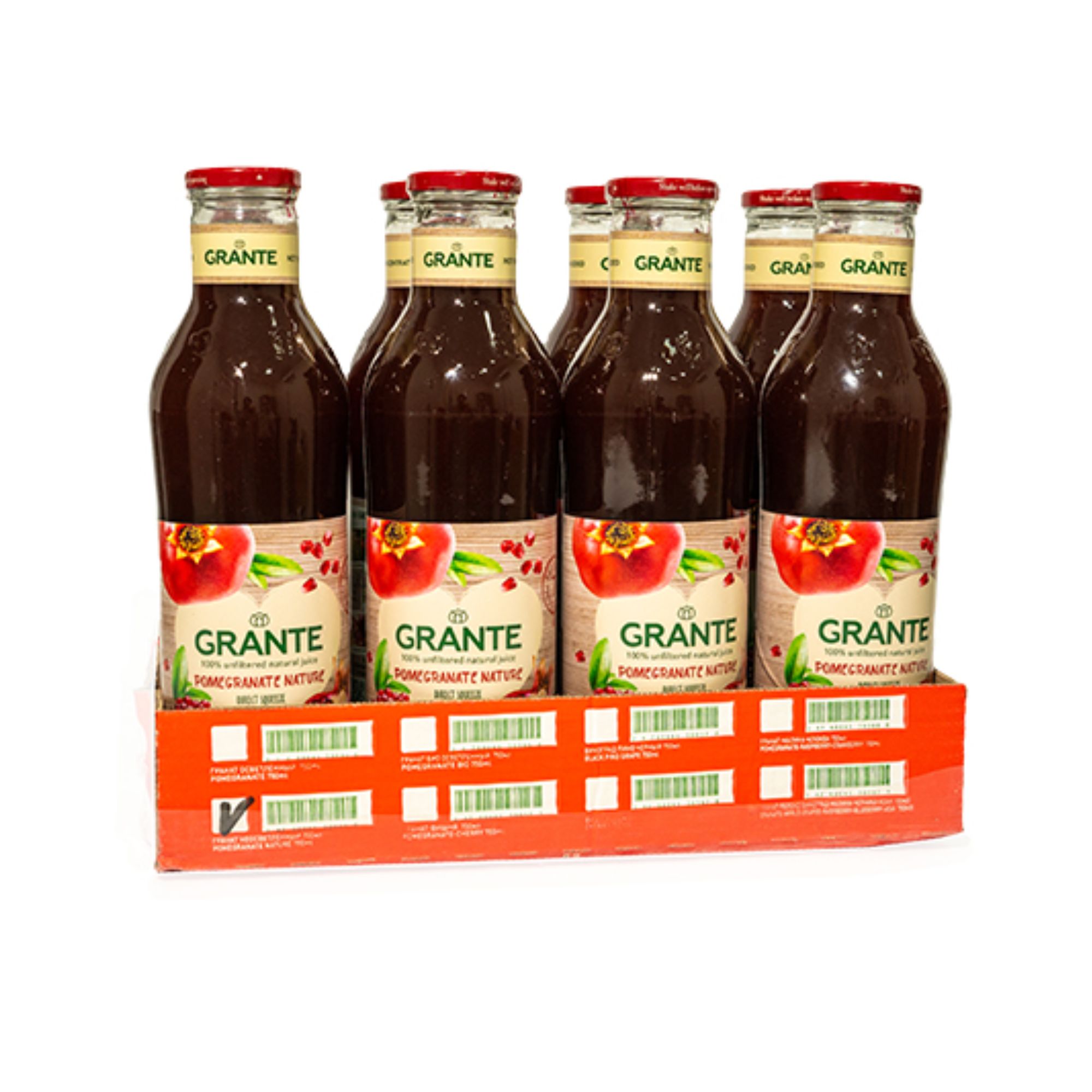 Grante Unfiltered Pomegranate Juice Carton