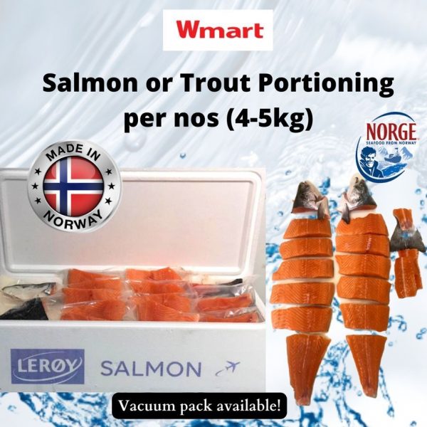 Norwegian Salmon Trout Cutting Services