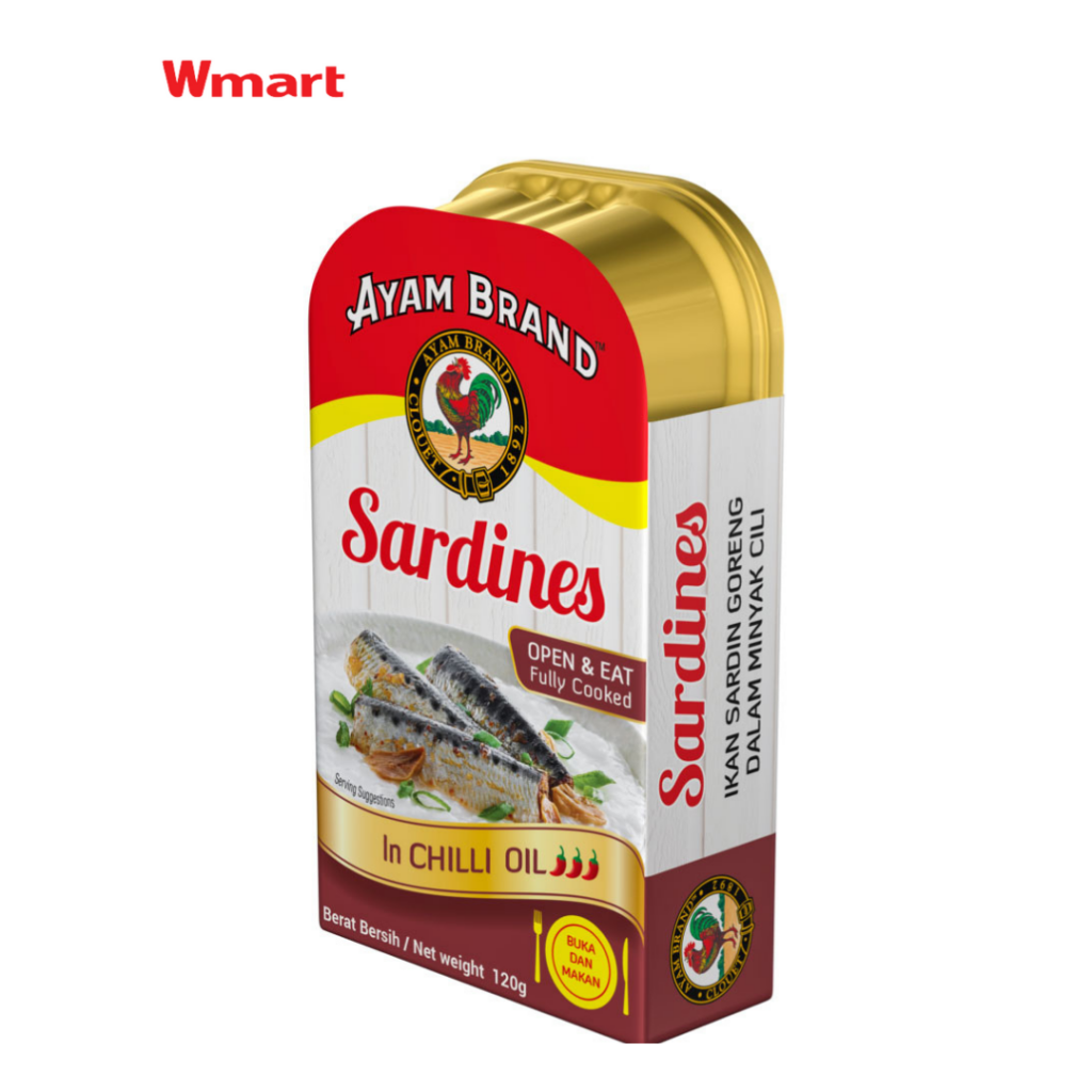 Ayam Brand Sardines in Chili Oil 120g Wmart
