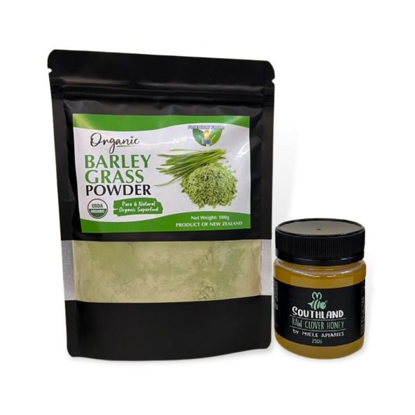 New Zealand Raw Clover Honey Barley Grass Powder