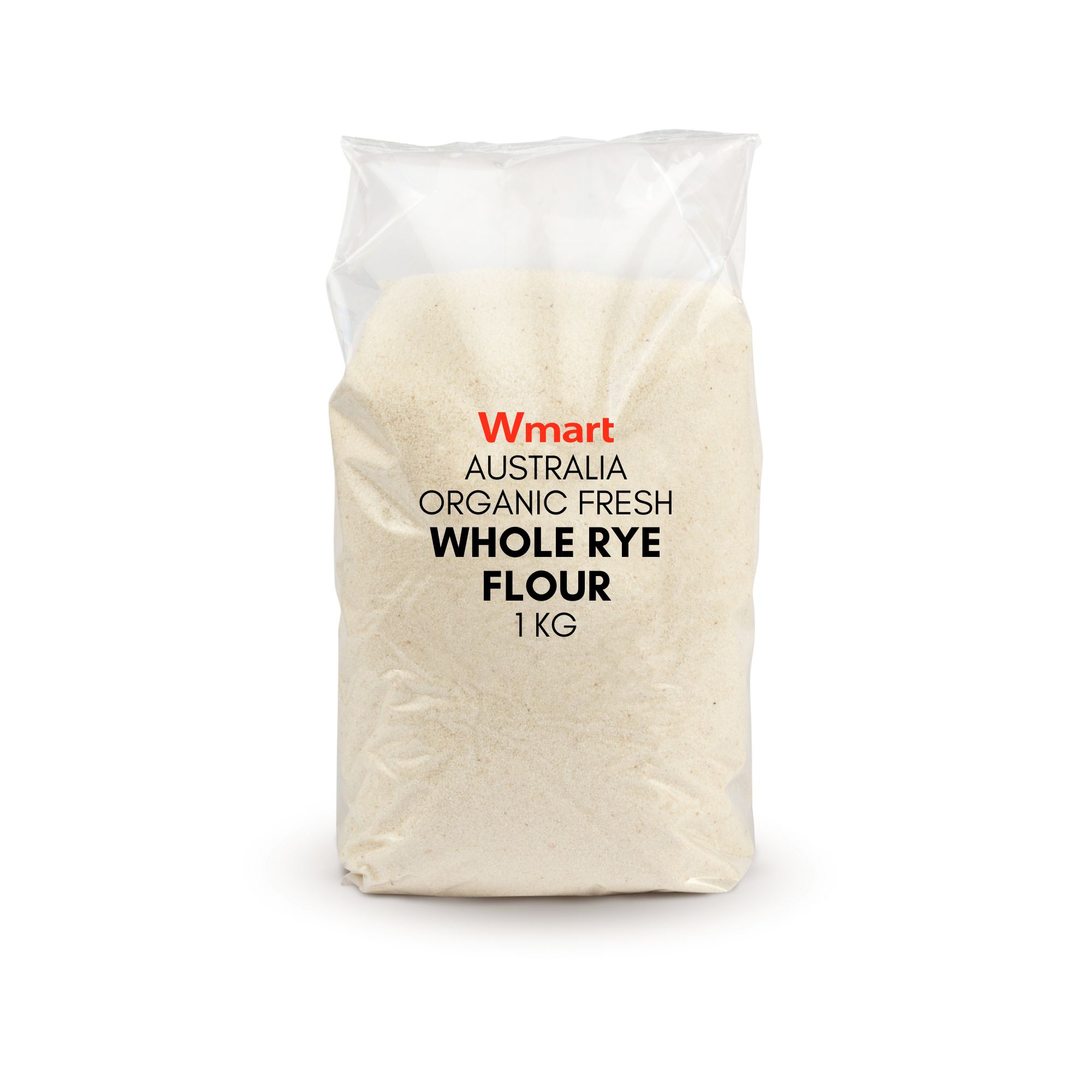 Australian Organic Fresh Whole Rye Flour 1kg Wmart