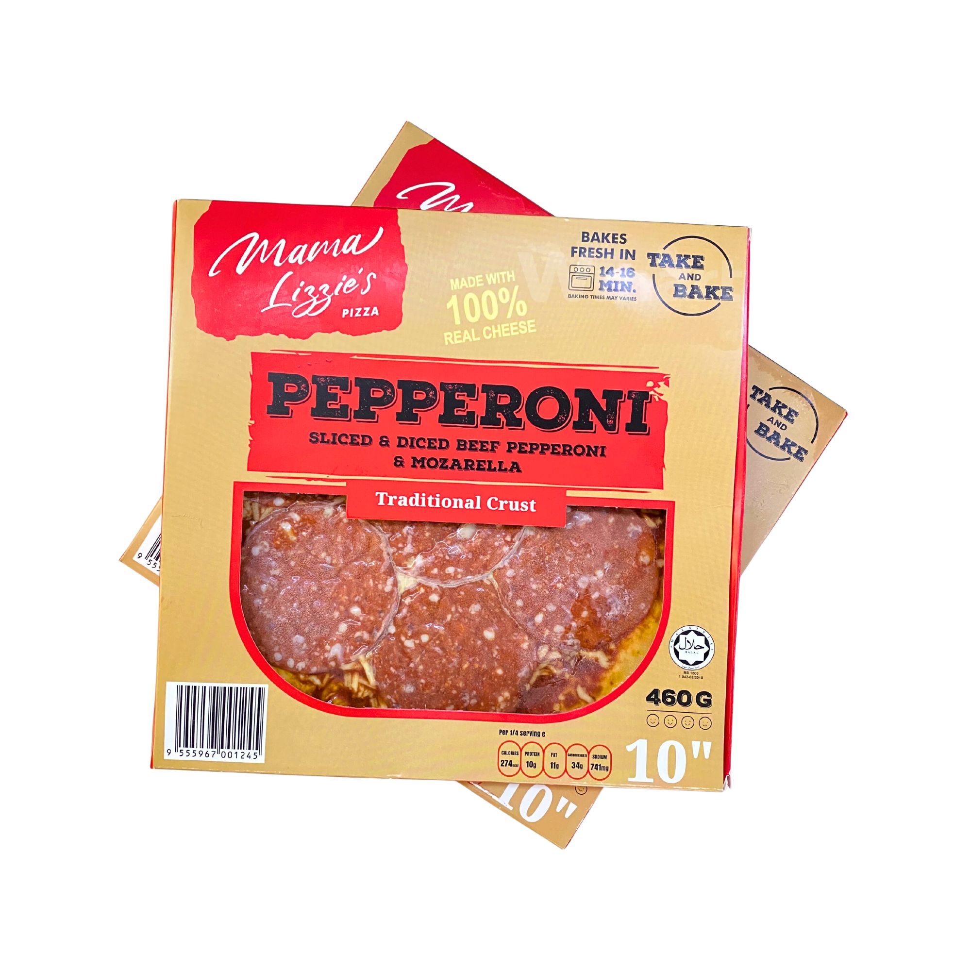 Mama Lizzies Beef Pepperoni Pizza Mama Lizzies Beef Pepperoni Pizza