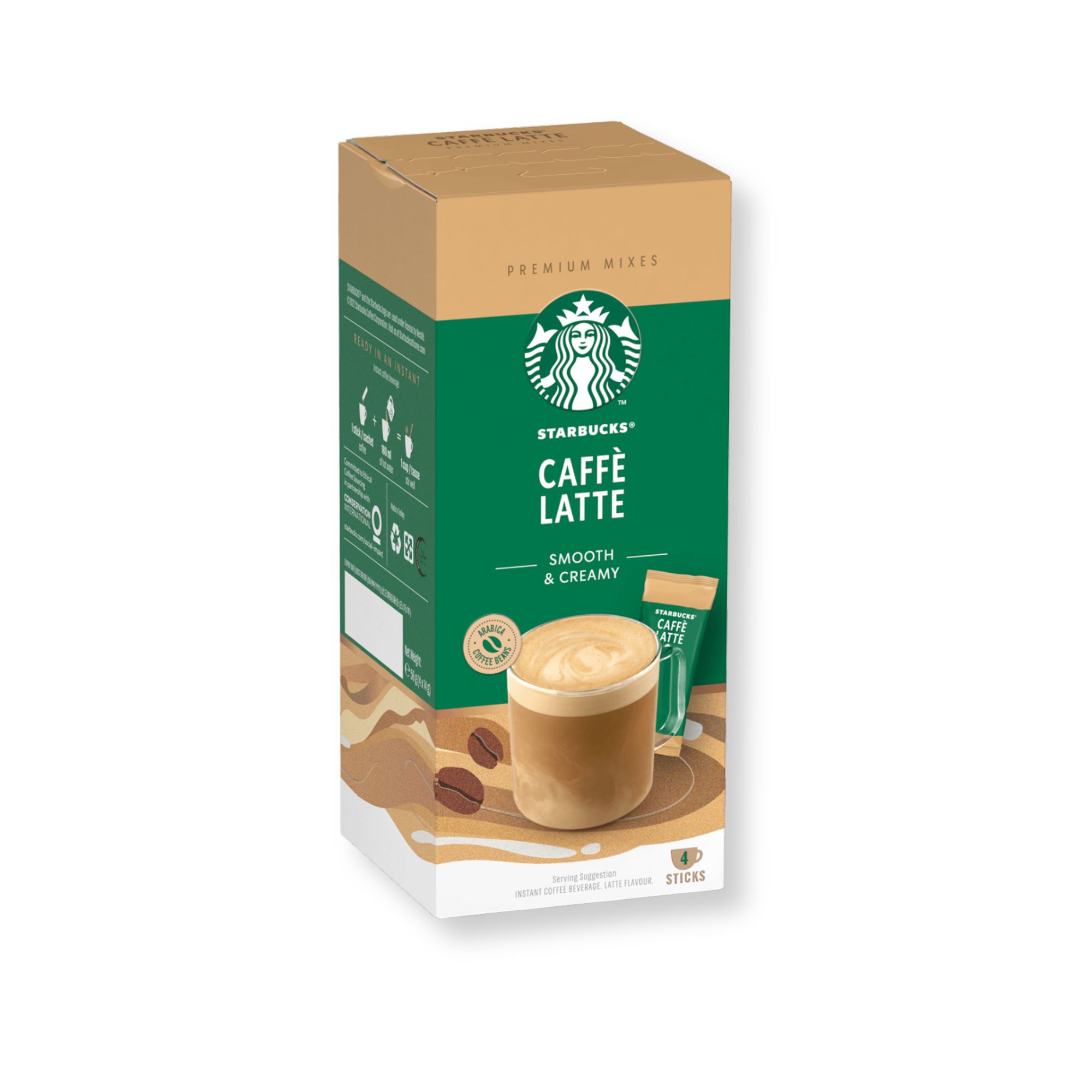 Starbucks Caffe Latte Instant Coffee Mix Starbucks Caffe Latte Instant Coffee Mix