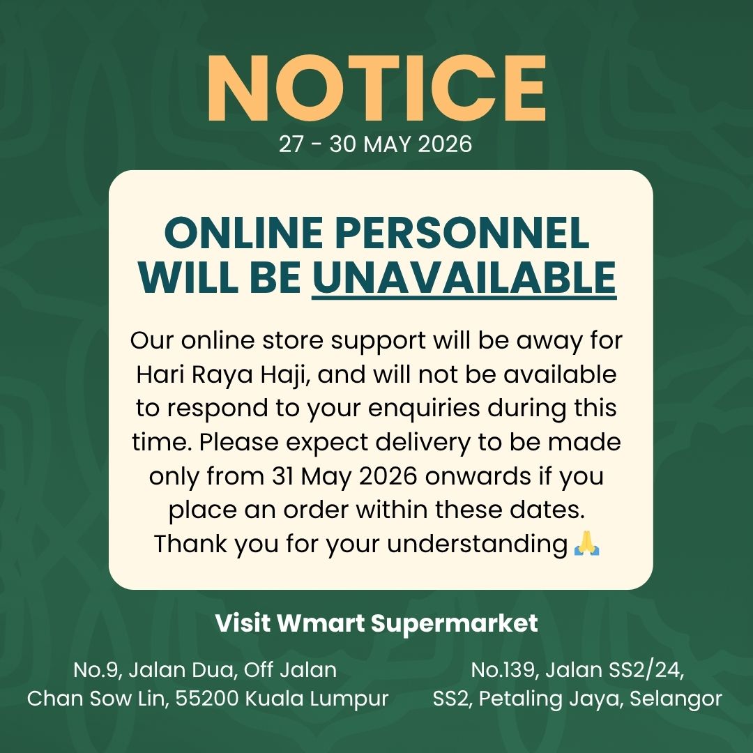 Wmart Online Delivery Hari Raya Haji