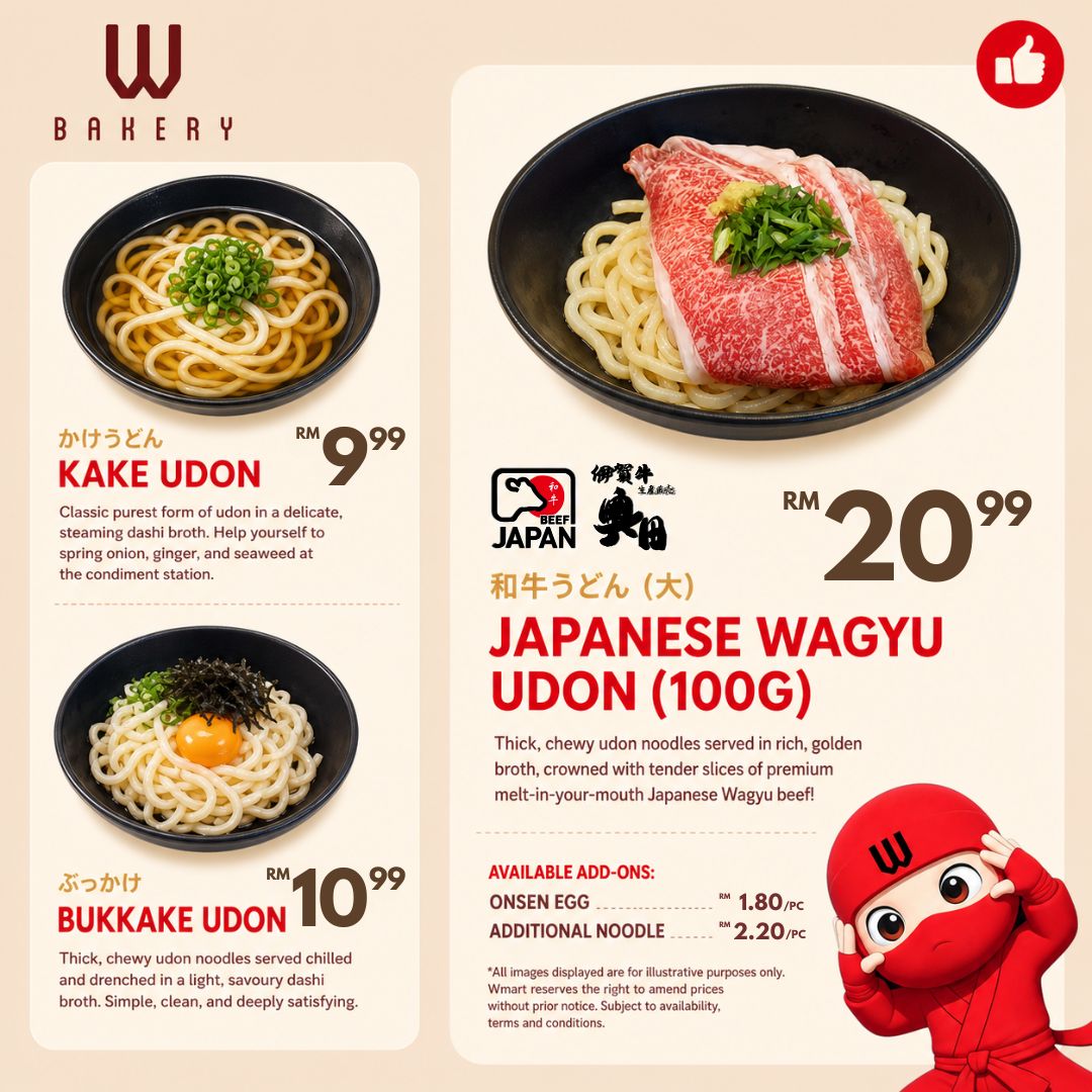 W Bakery Wagyu Udon Delivery