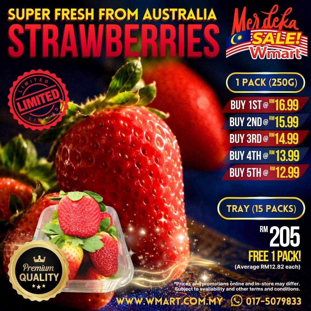 Australia Strawberries Merdeka Promotion