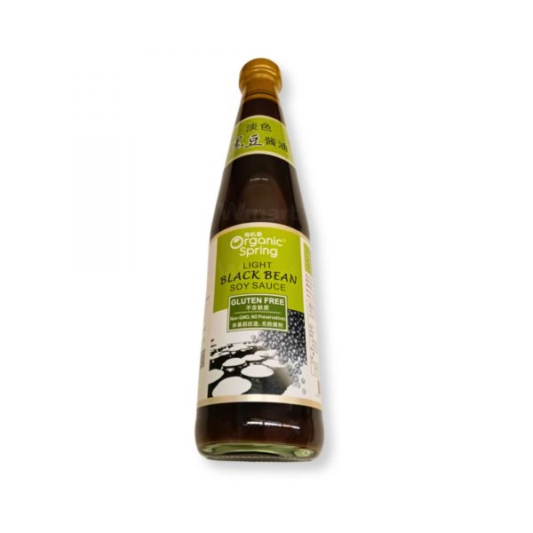 Organic Spring Light Black Bean Soy Sauce