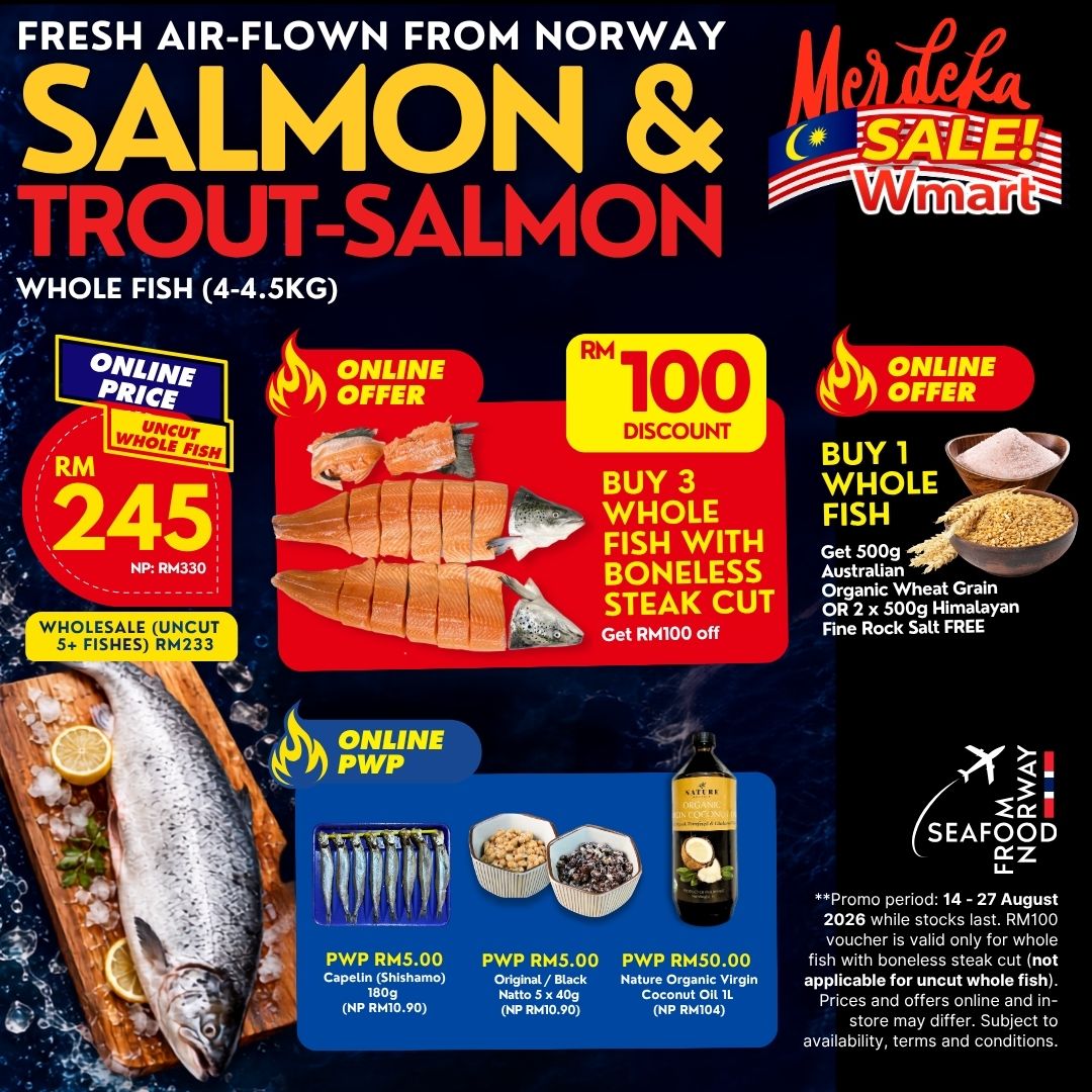 Salmon Trout Merdeka RM100 Voucher Promotion