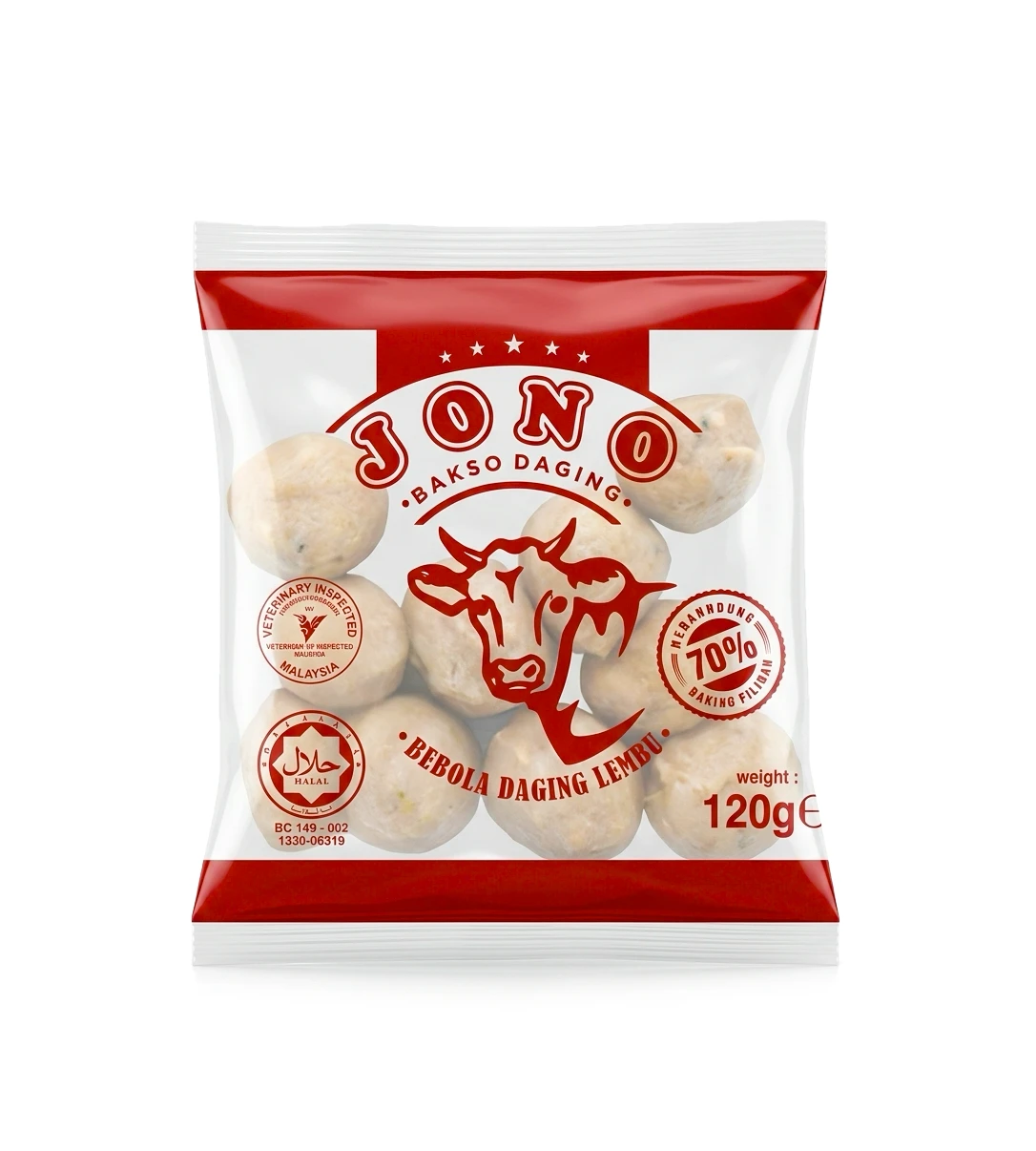 Jono Bakso Beef Meatballs 120g