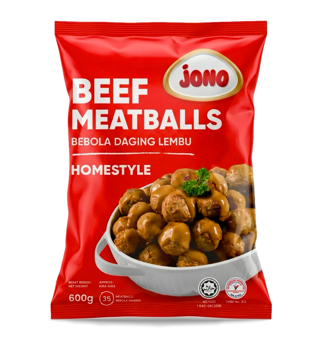 Jono Beef Meatballs (Bebola Daging Lembu) 600g