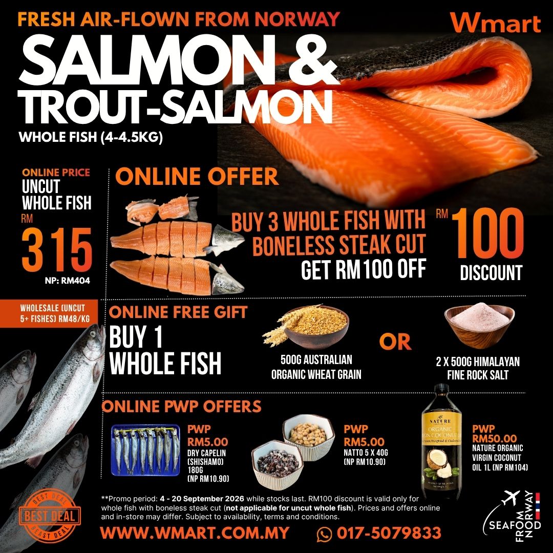 Salmon Trout RM100 Discount