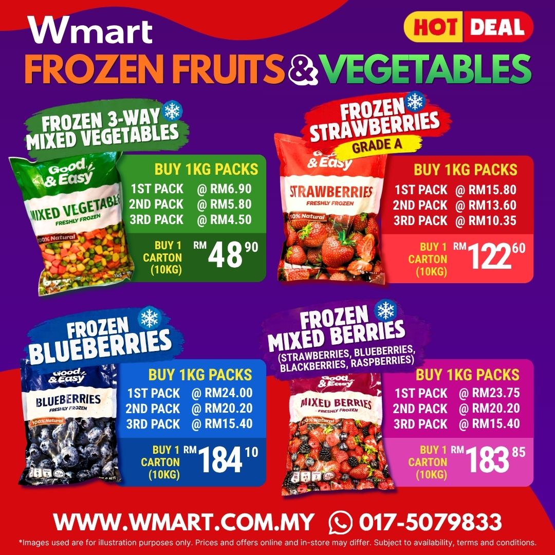 Frozen Fruits & Vegetables
