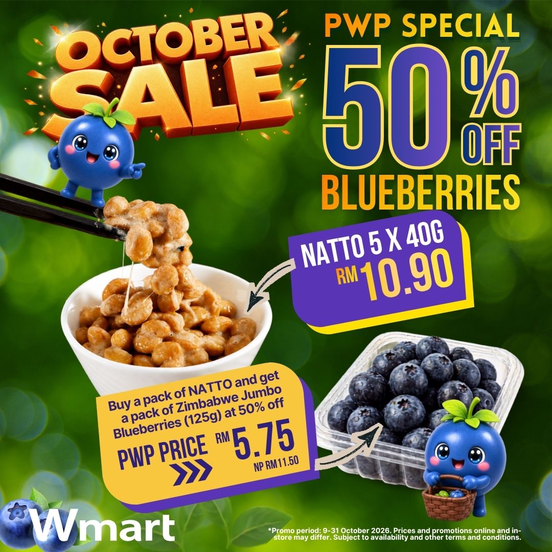 Natto Blueberries Promotion Oct